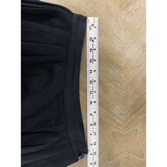 Vintage 50s Full Circle‎ Skirt Black Moire Toni Owen Sportswear Small Pockets - Picture 14 of 16